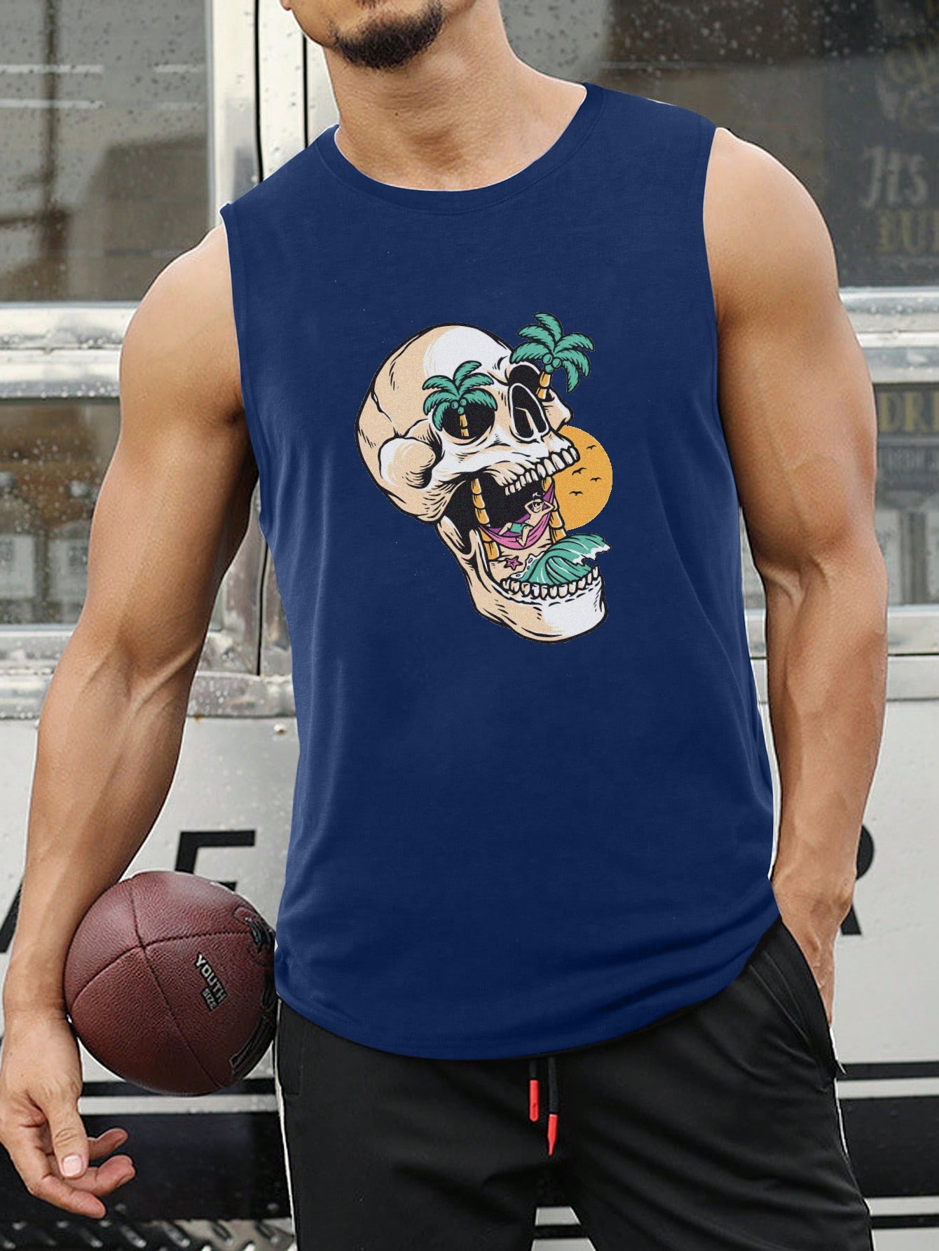 Esqueleto Deportivo Camisetas Esqueletos De Hombre Camisilla