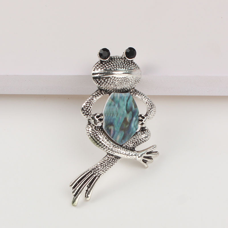 Colorful Enamel Rhinestone Frog Brooch Pin For Women And - Temu