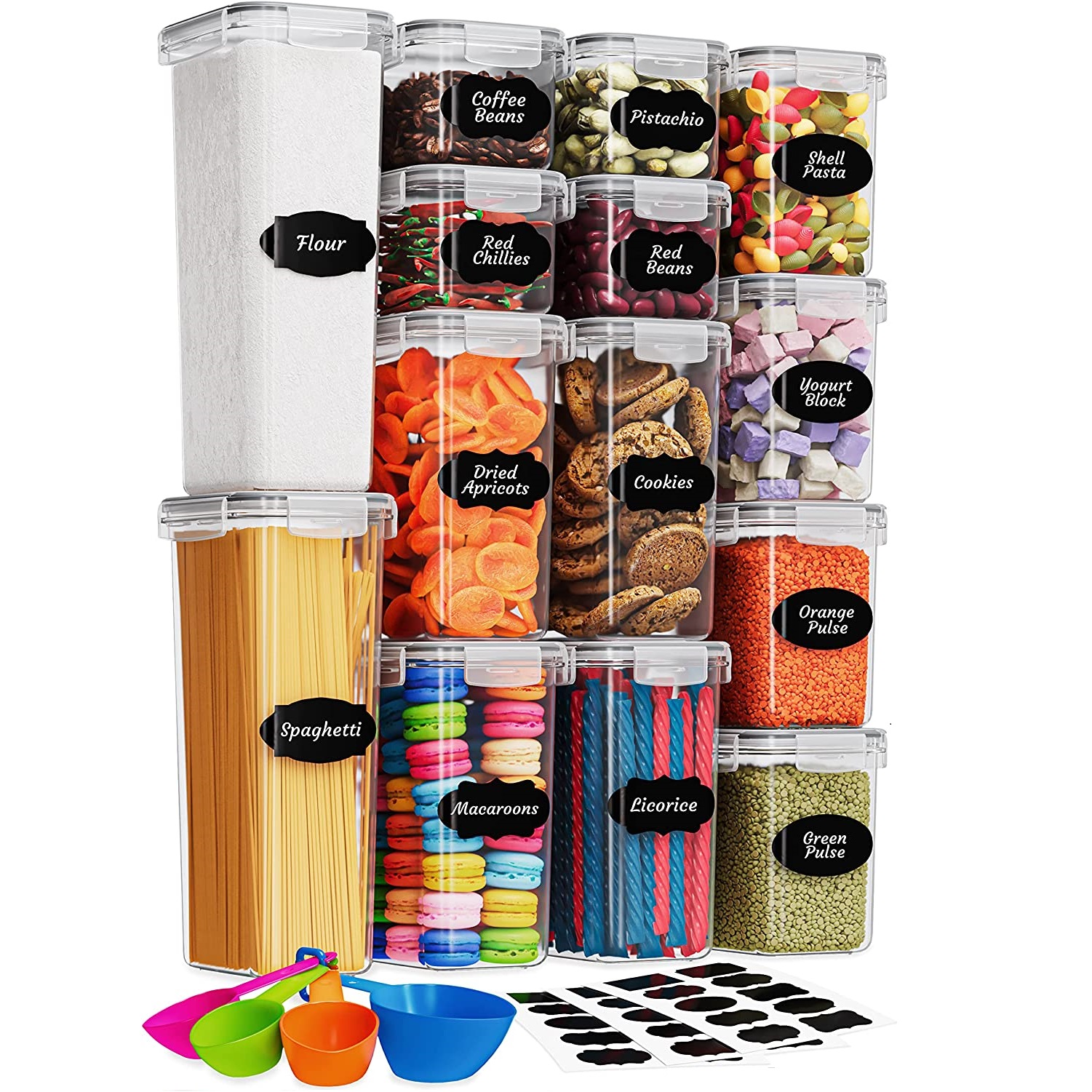 Airtight Food Storage Containers plastic Kitchen And Pantry - Temu