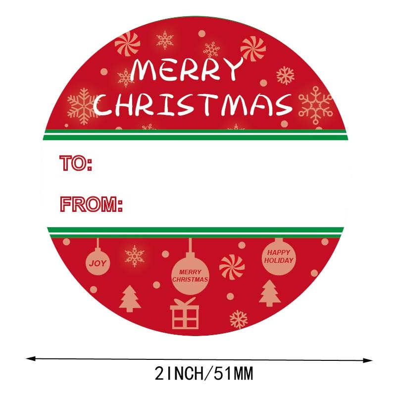 800 Pieces Merry Christmas Stickers,1.5 Inch Holiday Stickers Christmas  Stickers for Cards envelopes Christmas Tags Adhesive Labels Happy Holidays