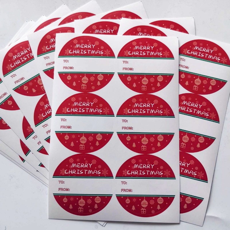 Free Printable Envelope Seals for Christmas