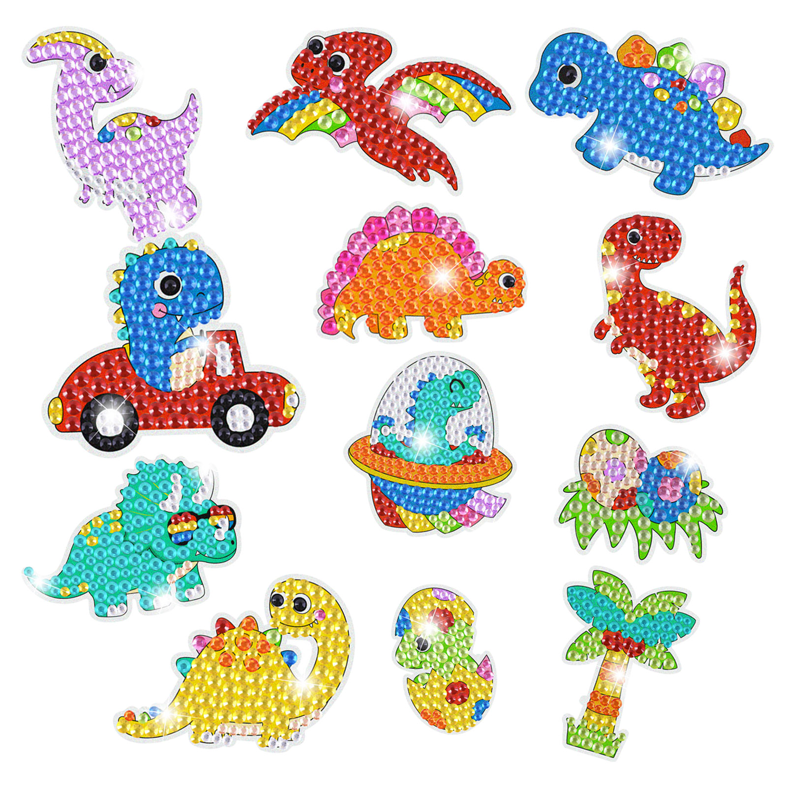 5d Diy Diamond Painting Stickers Kits For Kids Handmade - Temu