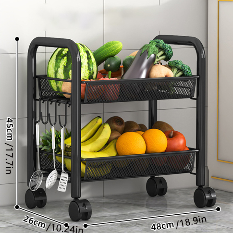 1pc Multifunzionale Pavimento Multistrato Piccolo Carrello Portaoggetti,  Cucina Verdura Frutta Condimento E Organizzatore Di Pentole, Scaffale Ad  Angolo Per Il Bagno, Forniture Per La Casa - Temu Italy