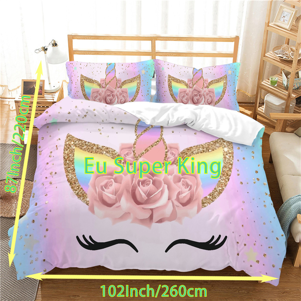 Unicorn bed clearance sheet