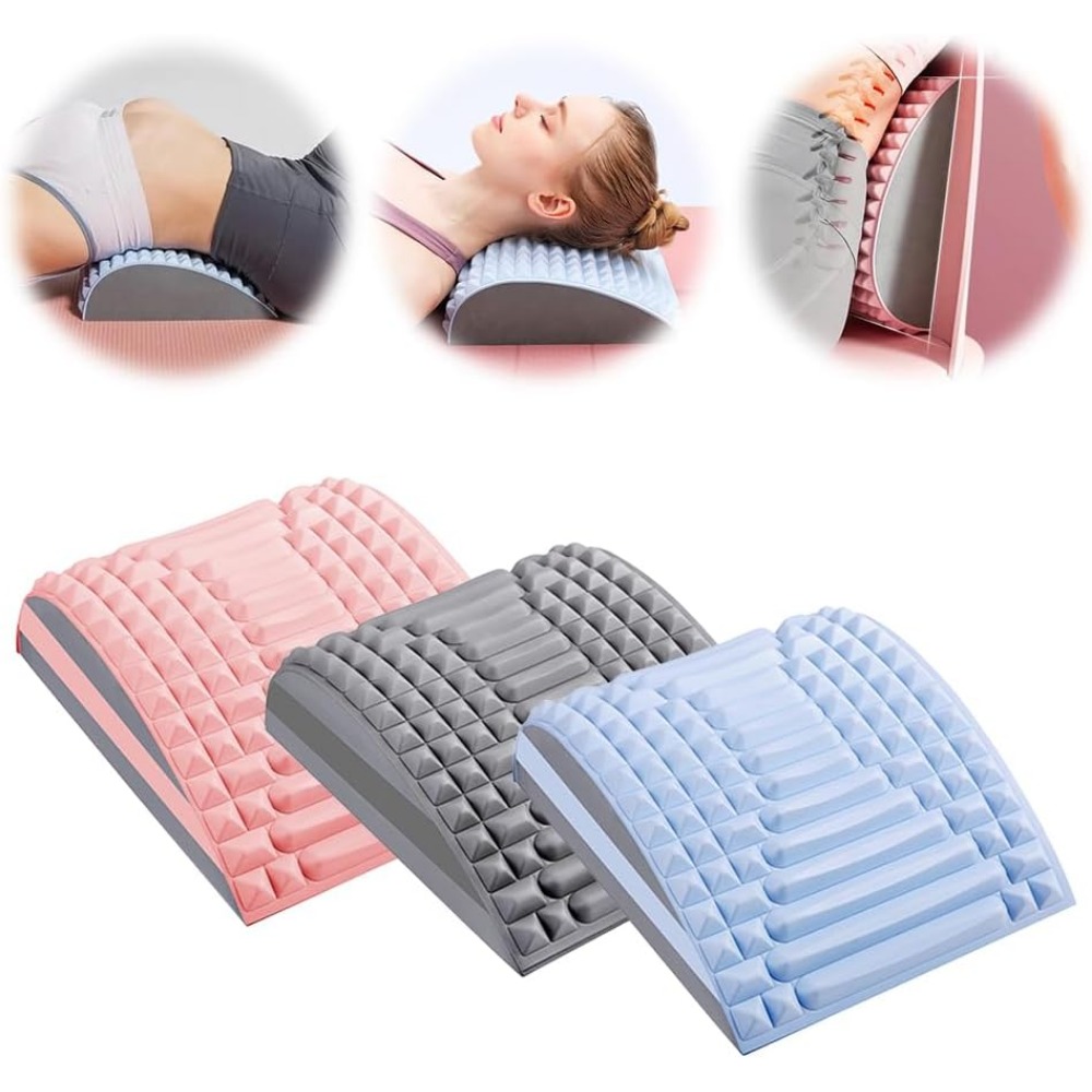 Back Stretcher For Pain Relief, Lumbar Support Lower Back Stretching Pillow  With Massage Points, Lumbar Back Traction Device For Lower Back Pain Relief,  Herniated Disc, Sciatica, Scoliosis - Temu Germany