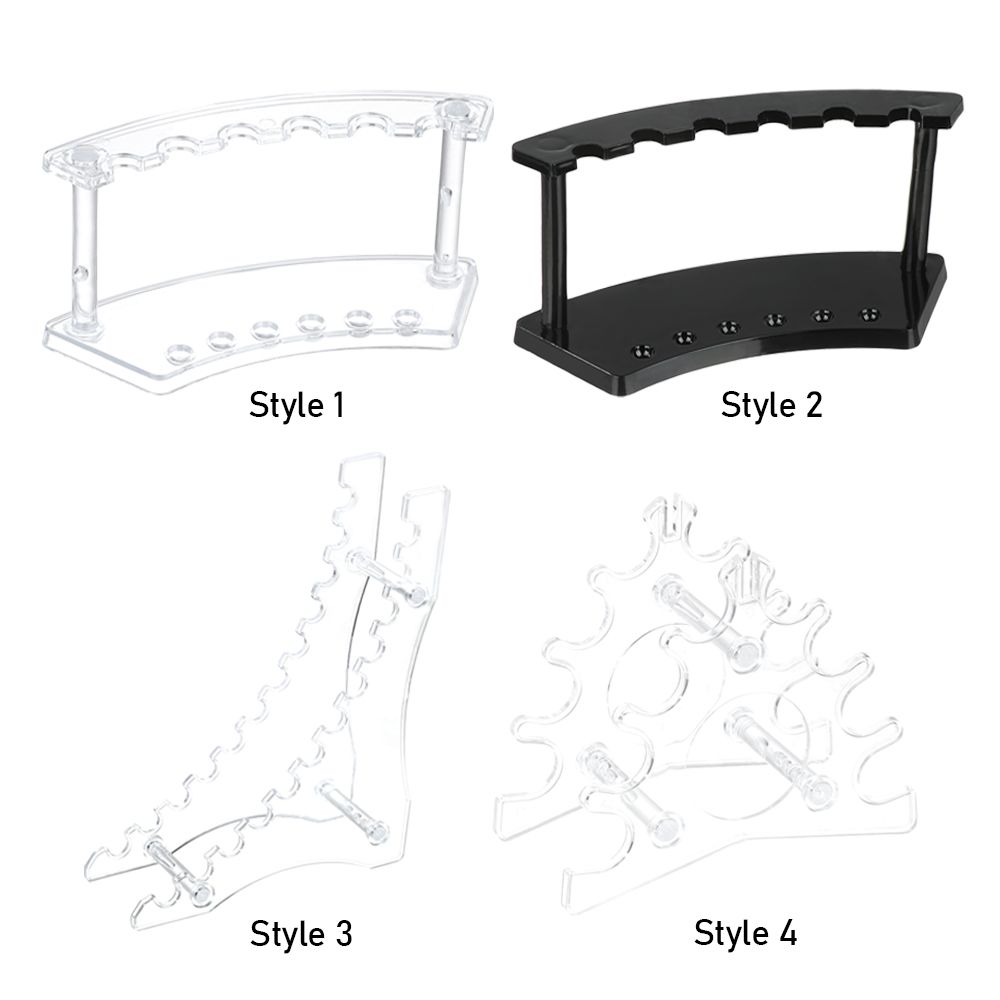 Acrylic Transparent Pen Holder Display Stand Multifunctional Pen Display  Stand 6/12-Slots Eyebrow Pen Stand Makeup Brush Rack