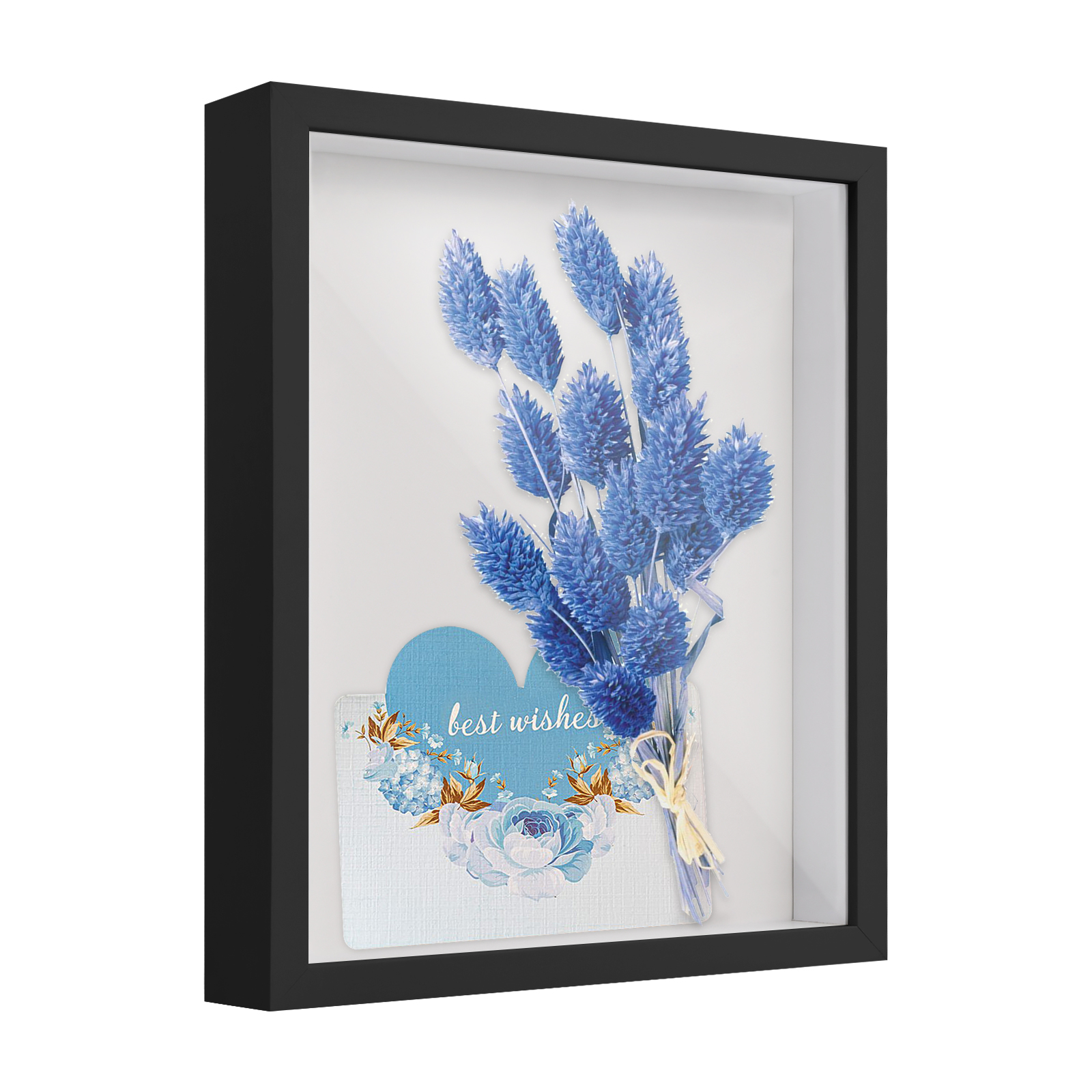Cornice per foto 3D cornice per foto in vetro collezione di fiori secchi  cornice per esposizione
