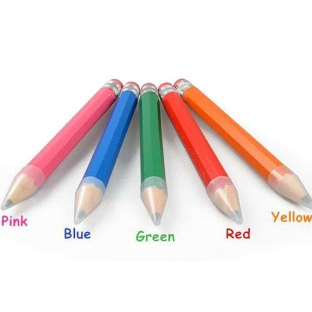 14in Long Giant Funny Big Novelty Pencil With Eraser For Kids Preschoolers