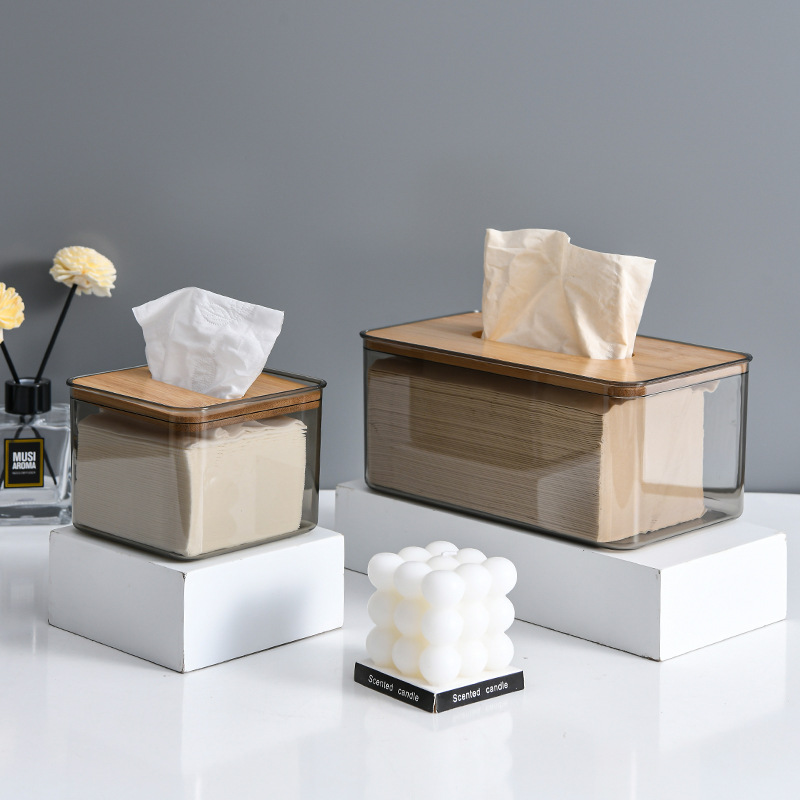 1 Caja Pañuelos Creativa Simple Caja Pañuelos Transparente - Temu