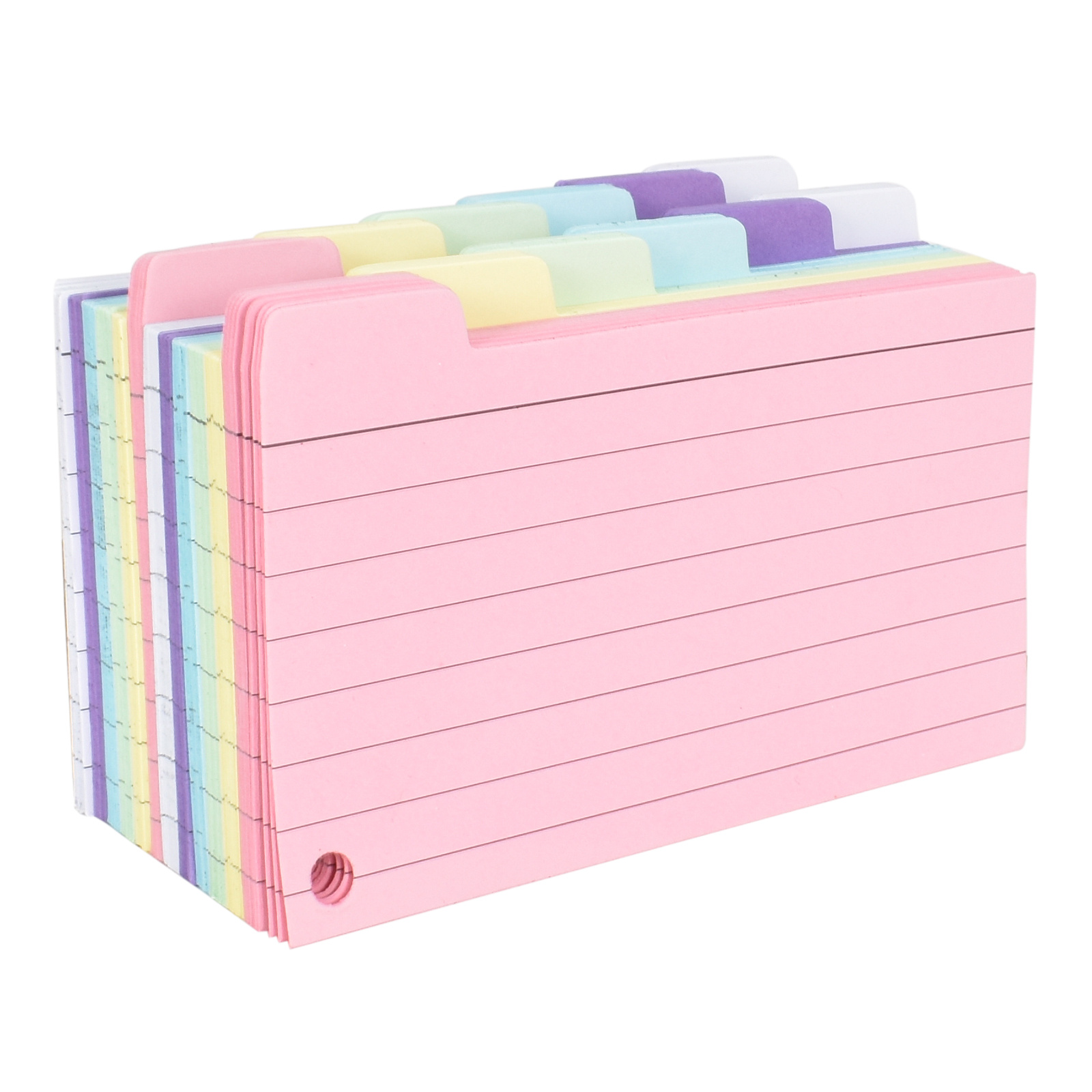 Ruled Record Papers Ruled Colored Ruled Review Cards For - Temu