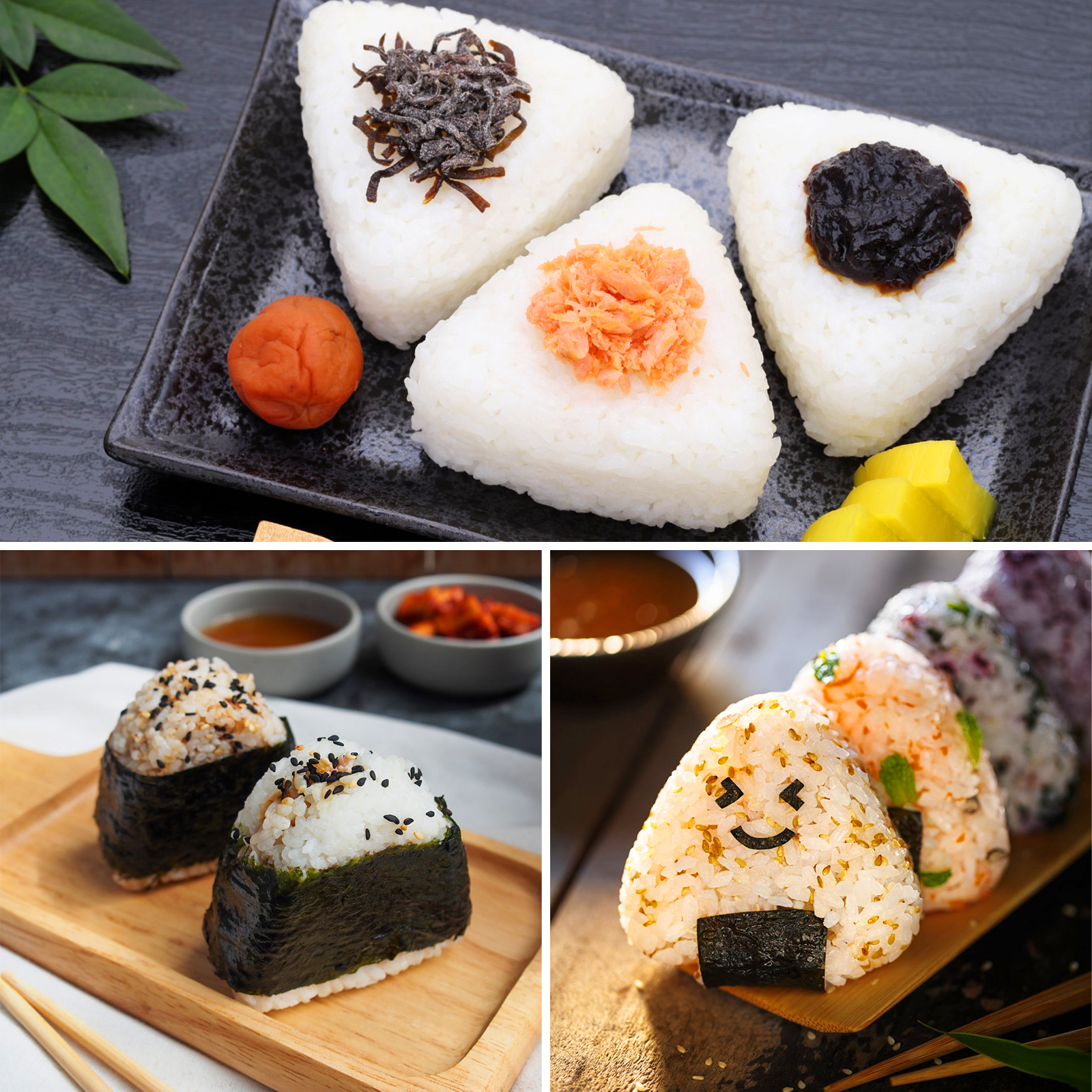 VONTER 7 Pcs Triangle Sushi Mold Plastic, White Sushi Maker Triangle Rice  Ball Mold, Nigiri Mold Sushi Press Case Box for Make Your Sushi at Home  Piggy Sushi Model 