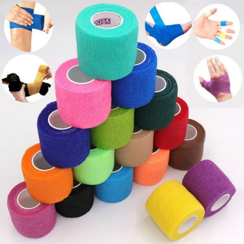 6 Pcs Cotton Self Adhesive Sport Tape For Gymnastics Gym Boxing Bandage  Wrap Medical Hand Winding Finger Wrist Ankle Protector - AliExpress
