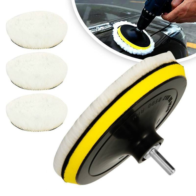Car Polishing Waxing Buffing Wheel Pad Car Polisher Kit For - Temu