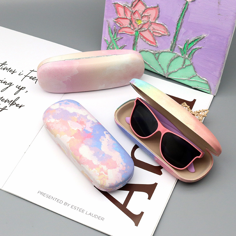 1 Stück Stilvolle Sonnenbrillen brillenbox Farbverlauf In - Temu Germany