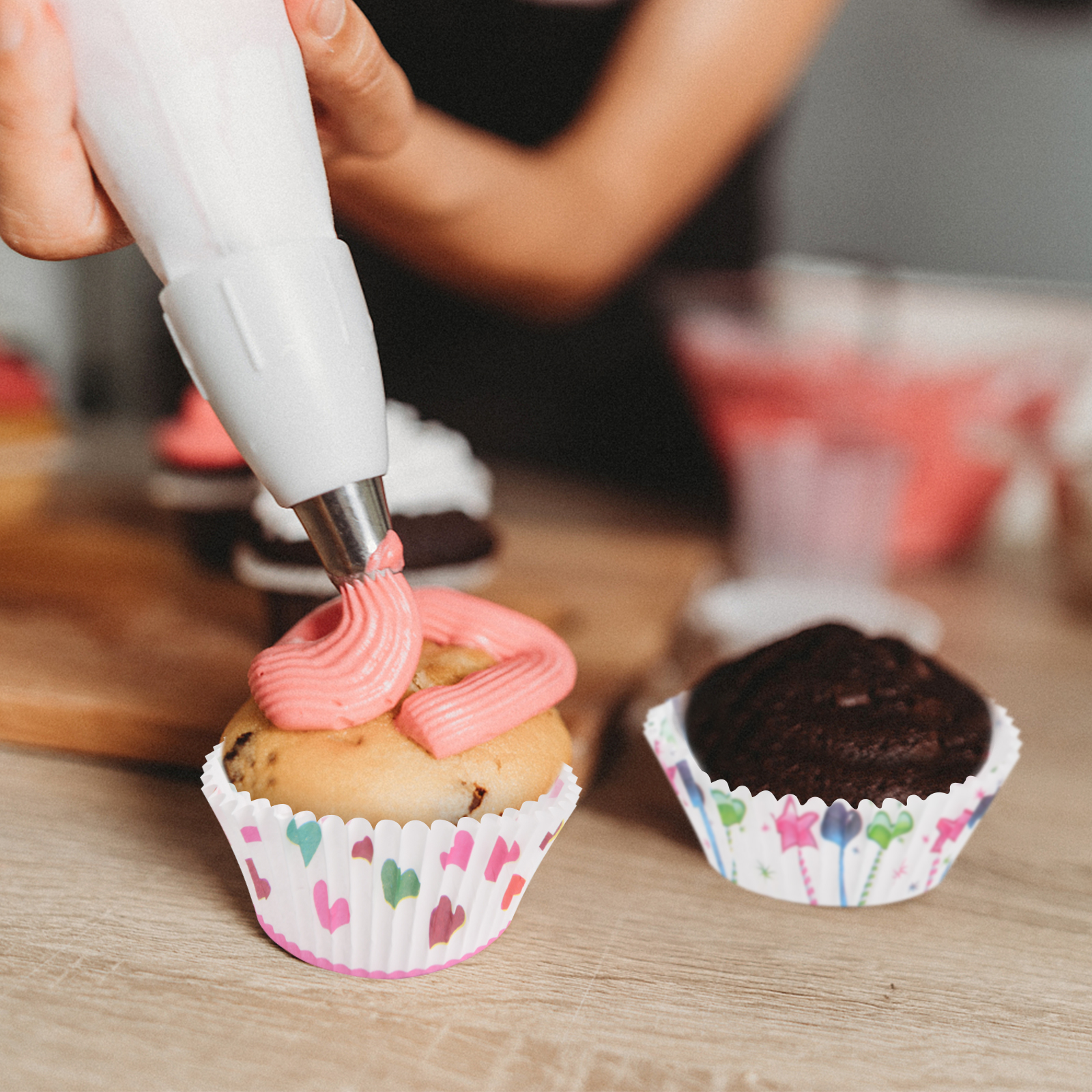 Caissette De Mini Cupcake, Muffin Et Gâteau En Papier,moule À
