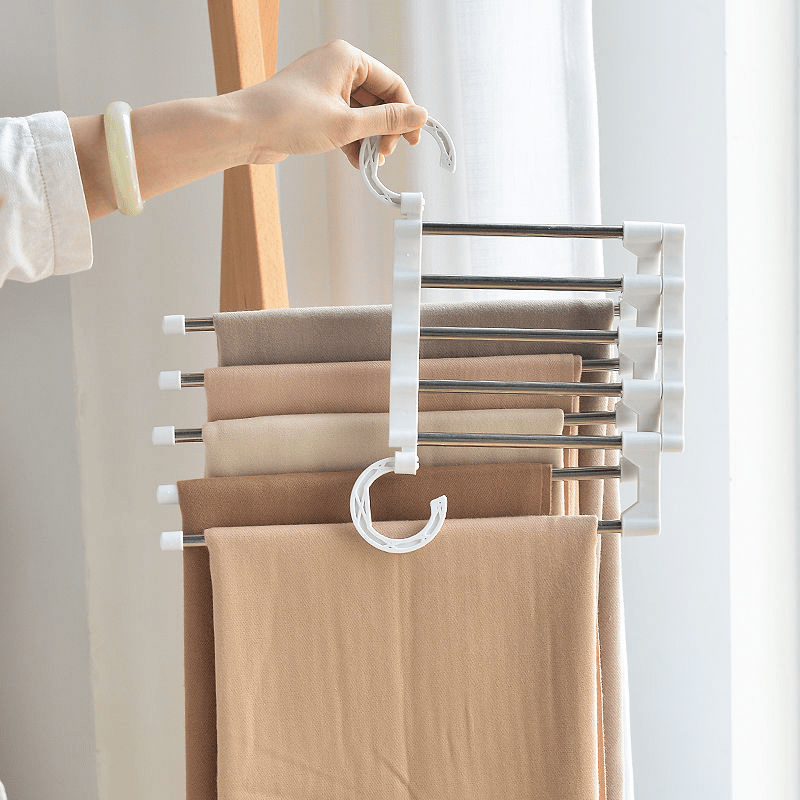 Stainless Steel Multi functional Pants Hanger 1 Foldable - Temu