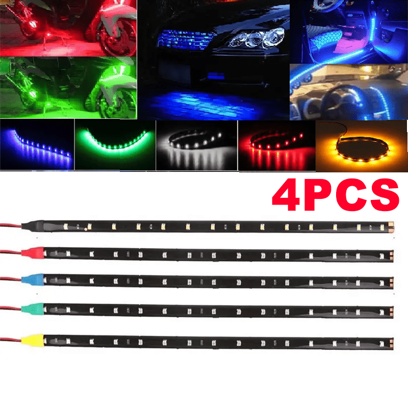 Nuevo Diseño 2 Uds. Luces Led Universales Chasis Coche - Temu