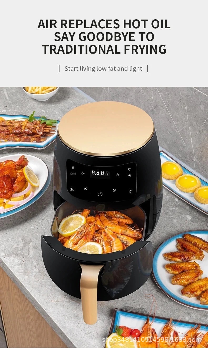 220v Intelligent Air Fryer Home Automatic Large Capacity - Temu Ireland