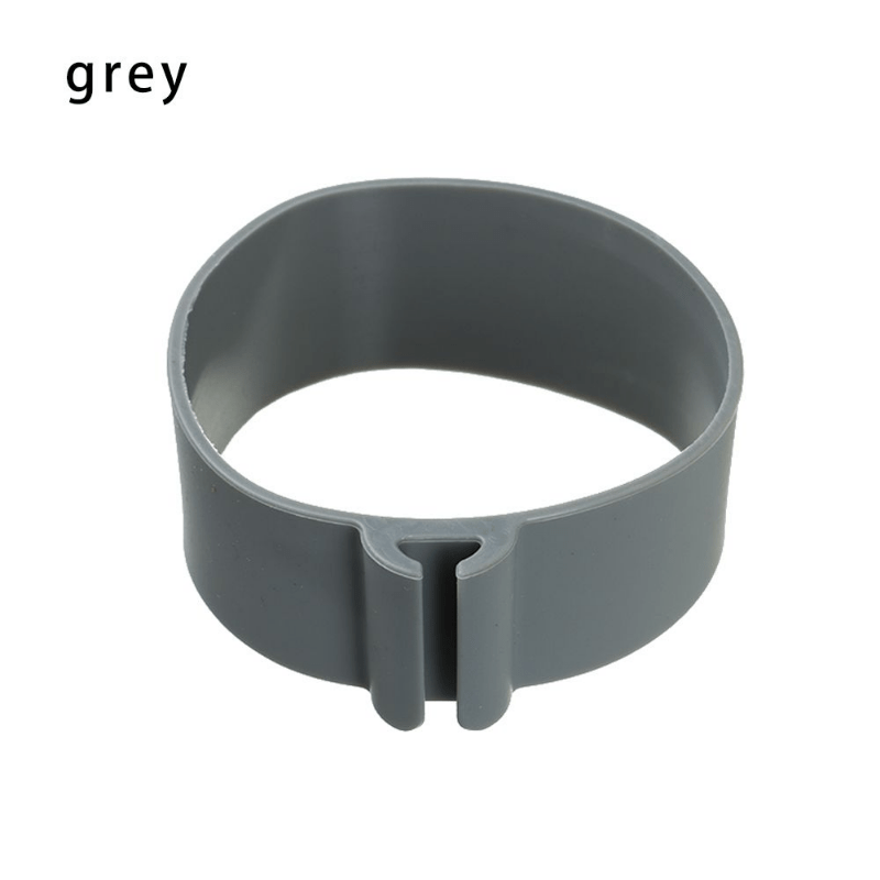 1pc Gray Anti-slip Silicone Sleeve Glass Cup With Heat-resistant