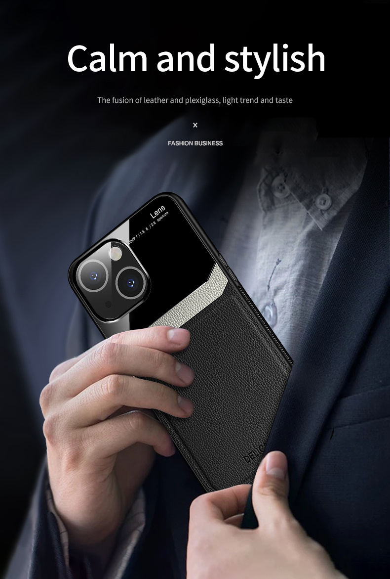 Coque de téléphone apple en cuir à motif géométrique Vintage, étui de  marque de luxe carré pour iPhone 12 Pro Max 11 13 Pro MAX X XS XR 6S 7 8  Plus