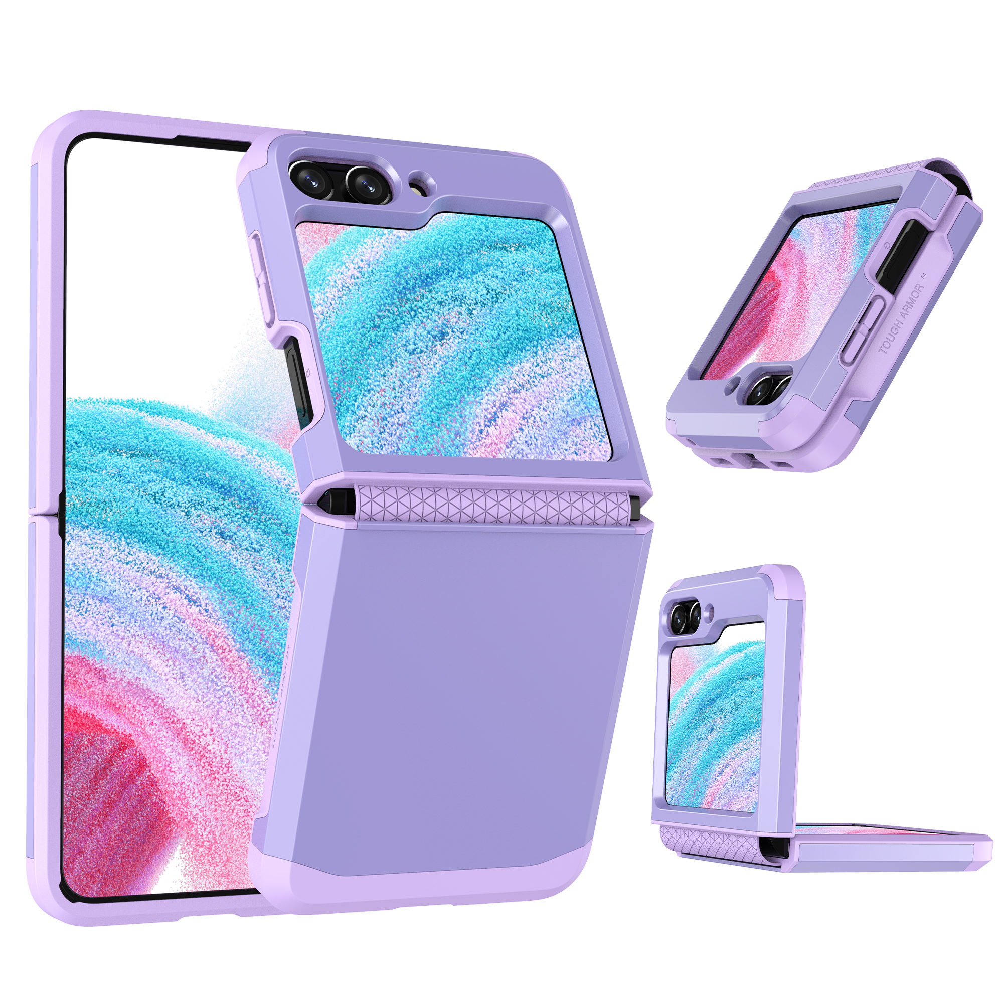 Clear Case With Hinge Protection For Galaxy Z Flip 5 - Temu