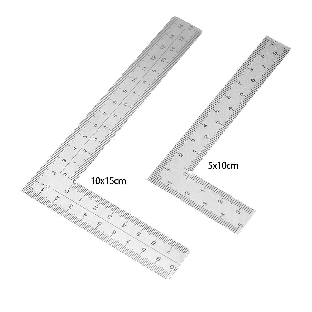 1Pc Steel Ruler Slide Stop Ruler Imperial/Metric Angle Straight Edge Ruler  T Square 45°/90°Precision Woodworking Measuring Ruler - AliExpress