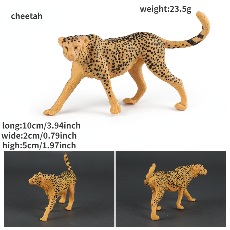  Kripyery 12 Pieces/Set of Animal Figures, Mini Simulation  Animal Model Sets Wear Super Feel Good Lion Tiger Giraffe Rhinoceros Doll 3  Years and Older Boys and Girls Toddlers Toys Gifts 12pcs