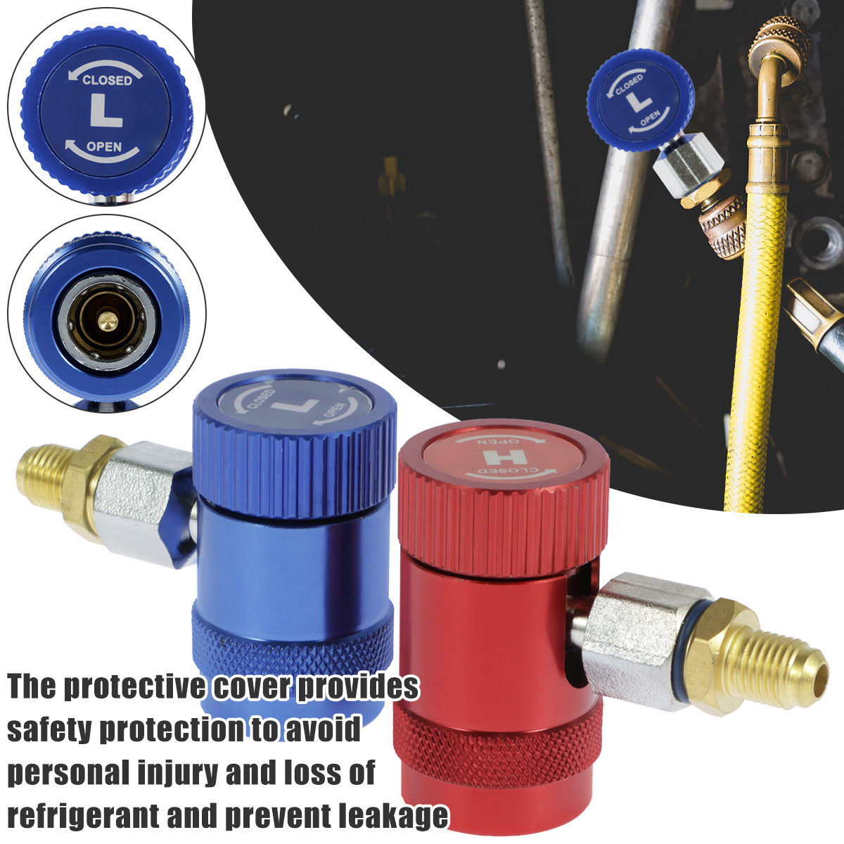 A00】艦隊これくしょん -艦これ- 時雨改二 1/8スケール フィギュア グッドスマイルカンパニー R1234yf クイックカプラー ねじ付きフィッティングアダプター 2 個