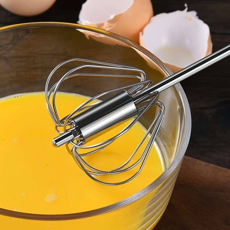 Stainless Steel Whisk, Semi-automatic Egg Beater, High Quality Mixer,  Kitchen Stuff Kitchen Accessories Baking Supplies Halloween Christmas Party  Favors - Temu