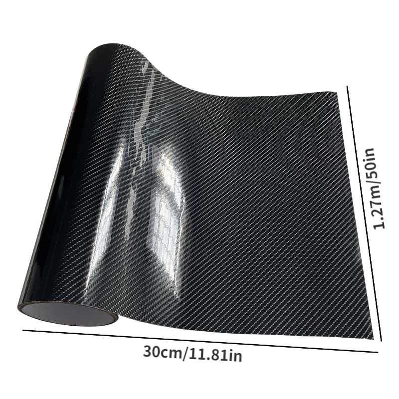 50cmx300cm Película Envoltura Vinilo Fibra Carbono Negro 3d - Temu