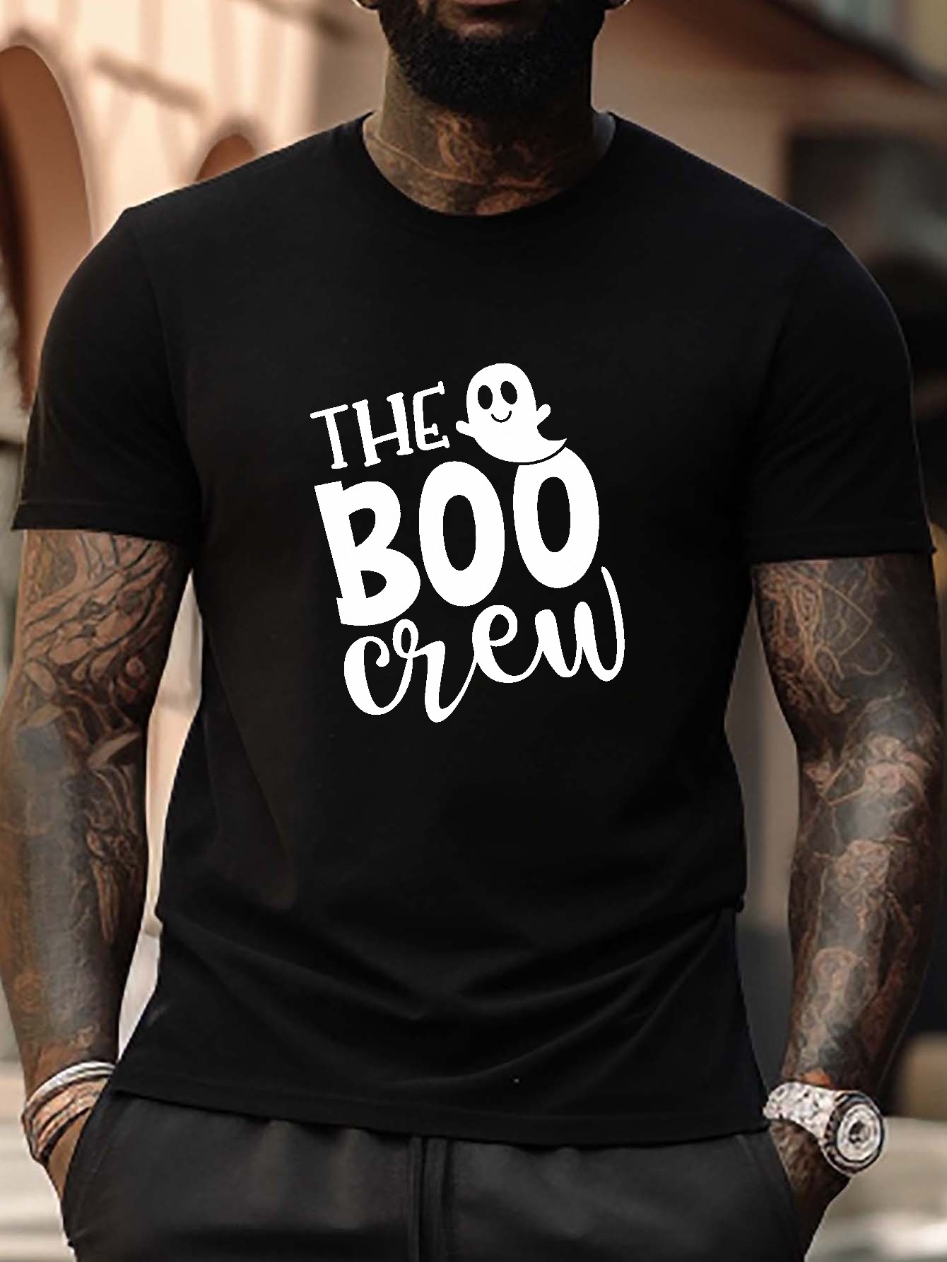 Men\'s Halloween T shirt Crew\