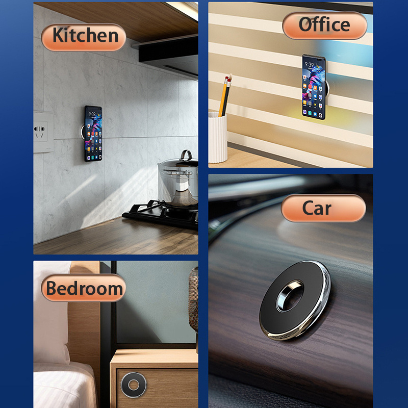 Car Magnetic Phone Holder with Storage - Key Collector