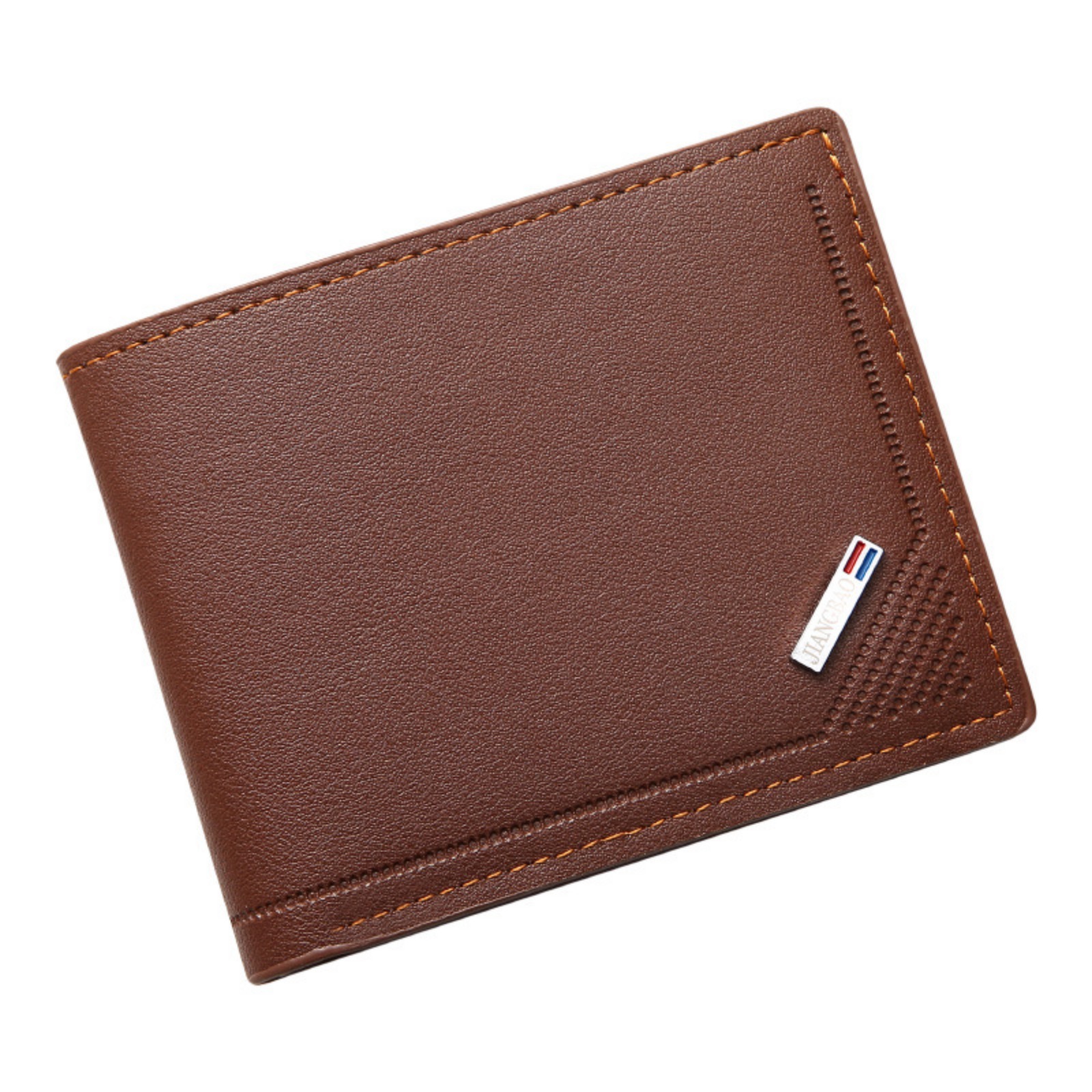 Mens Leather Short Wallet Money Clip Multi Card Card Holder Simple  Horizontal Wallet Coin Purse Gift For Men, Buy More, Save More