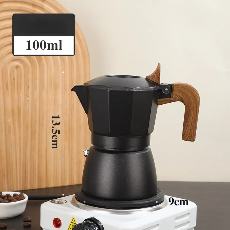 Double Valve Mocha Pot, Espresso Machine Extraction Retro Pot Outdoor  Boiled Coffee Pot Coffee Utensils