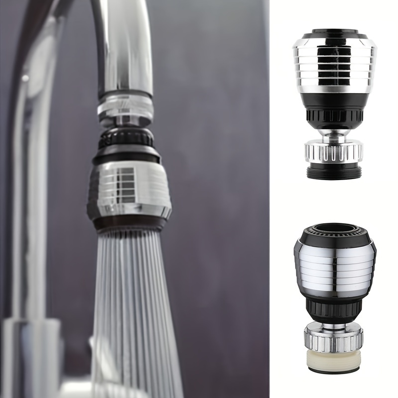 Tête de robinet de cuisine mobile à 360 degrés - Aérateur barboteur -  Économie d'eau - Embout de
