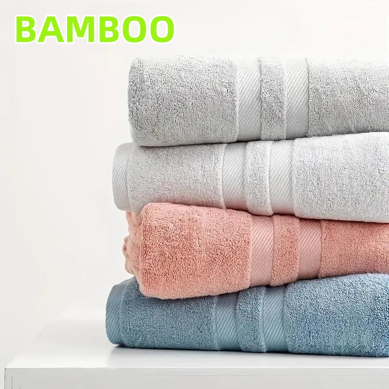 Bamboo Bath Towel . Home Is Large