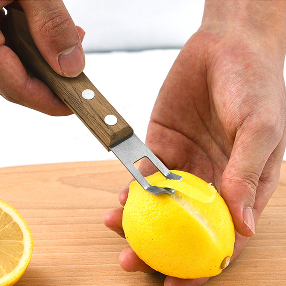 Lemon Zester Tool For Kitchen - Citrus Zester Tool With Channel