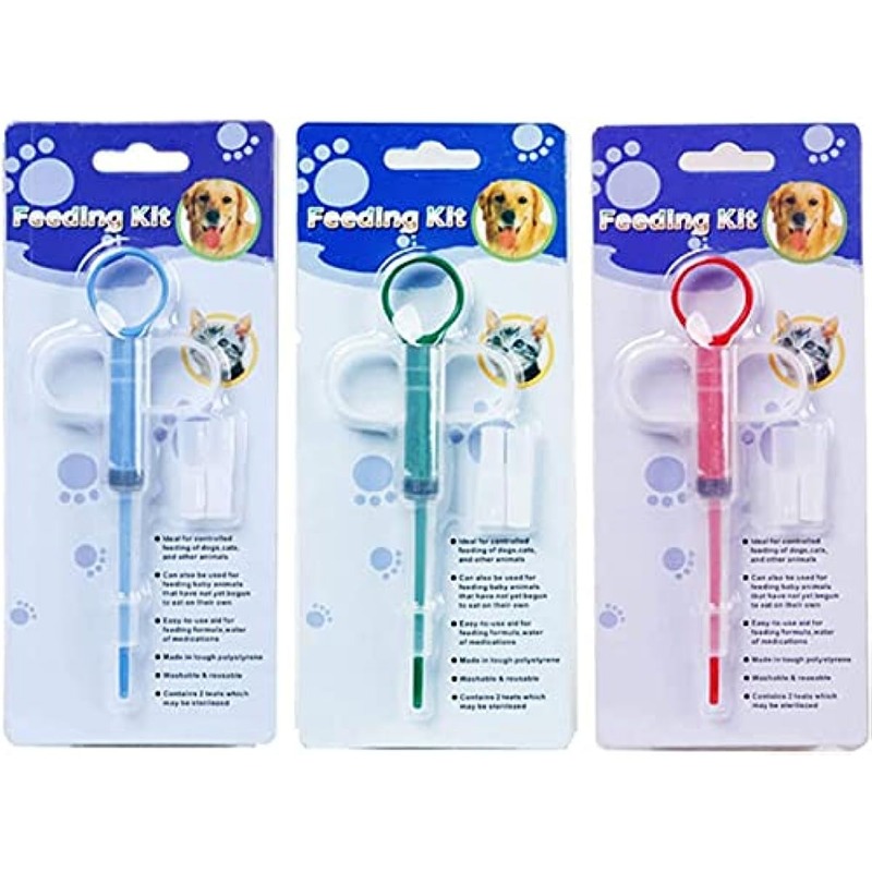 Pet Feeding Syringe Leakproof Dog Pill Dispenser