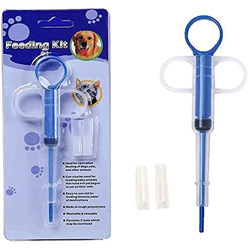 Pet Feeding Syringe Leakproof Dog Pill Dispenser