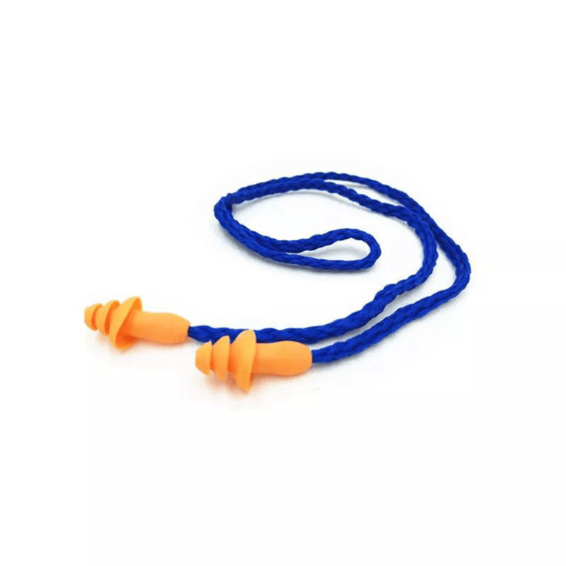 Silicone Ear Plugs for Noise Reduction - Reusable Soft Comfortable