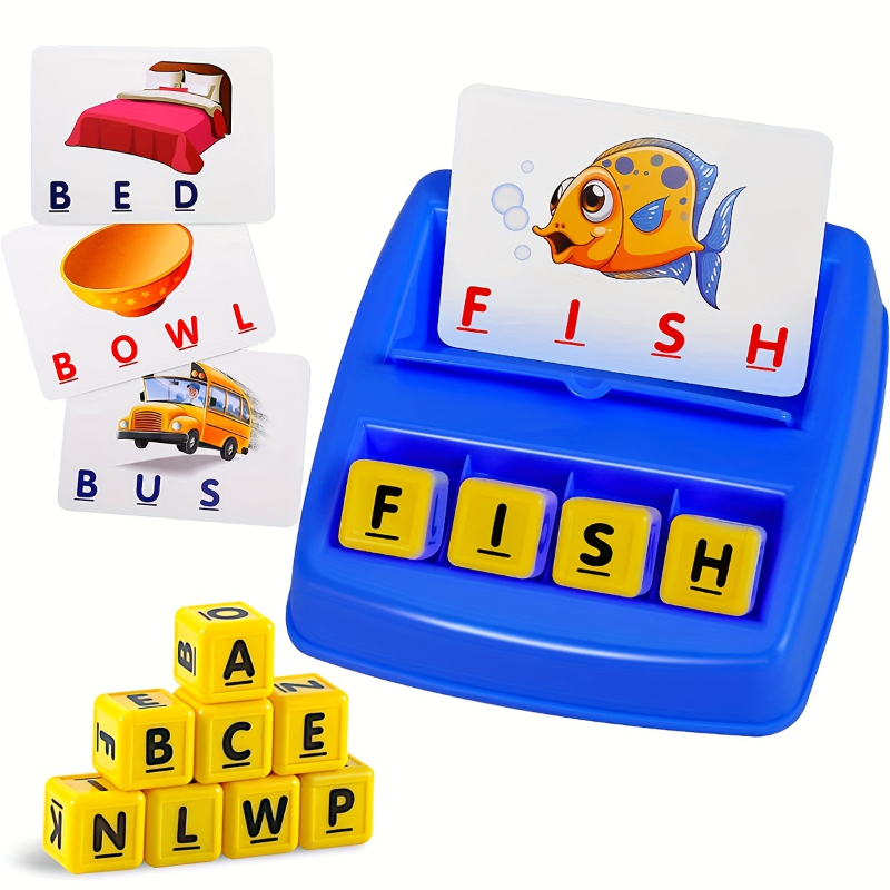  Learning Educational Toys and Gift for 2 3 4 5 6 Years Old Boys  & Girls - See & Spell Matching Letter Game for Preschool Kids Learning  Resources - STEM Educational