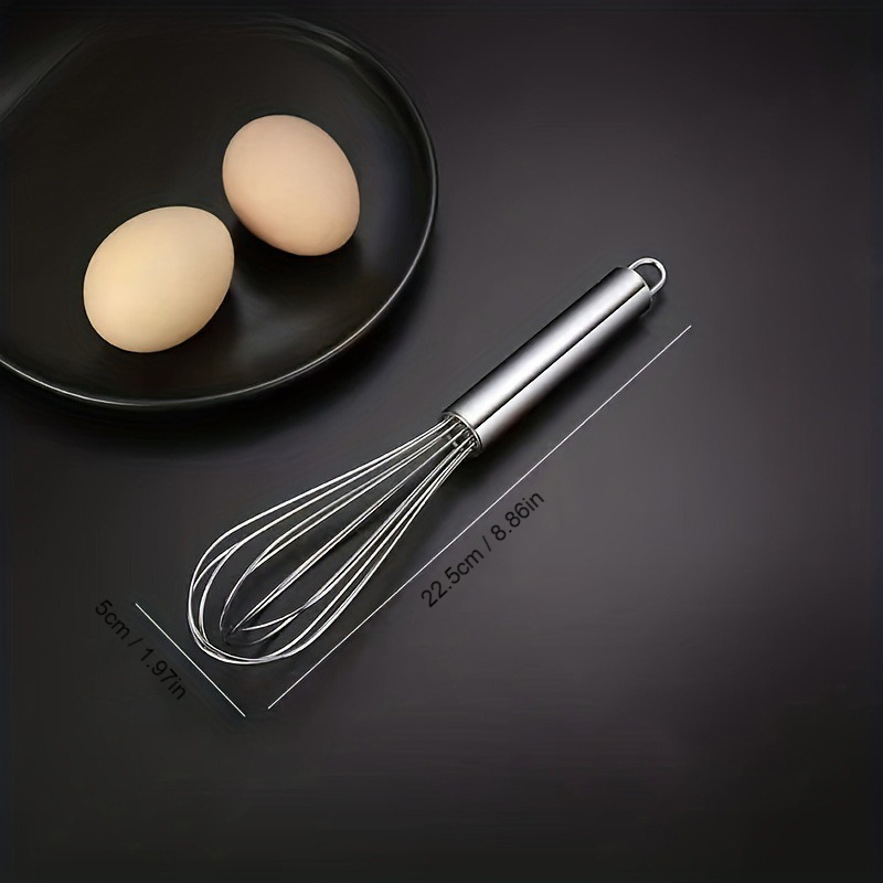 Egg Beater, Stainless Steel Egg Whisk, Manual Egg Beater, Multifunctional  Egg Whisk For Whisking Blending Beating Frothing, Egg Beater For Baking, Kitchen  Baking Gadgets - Temu