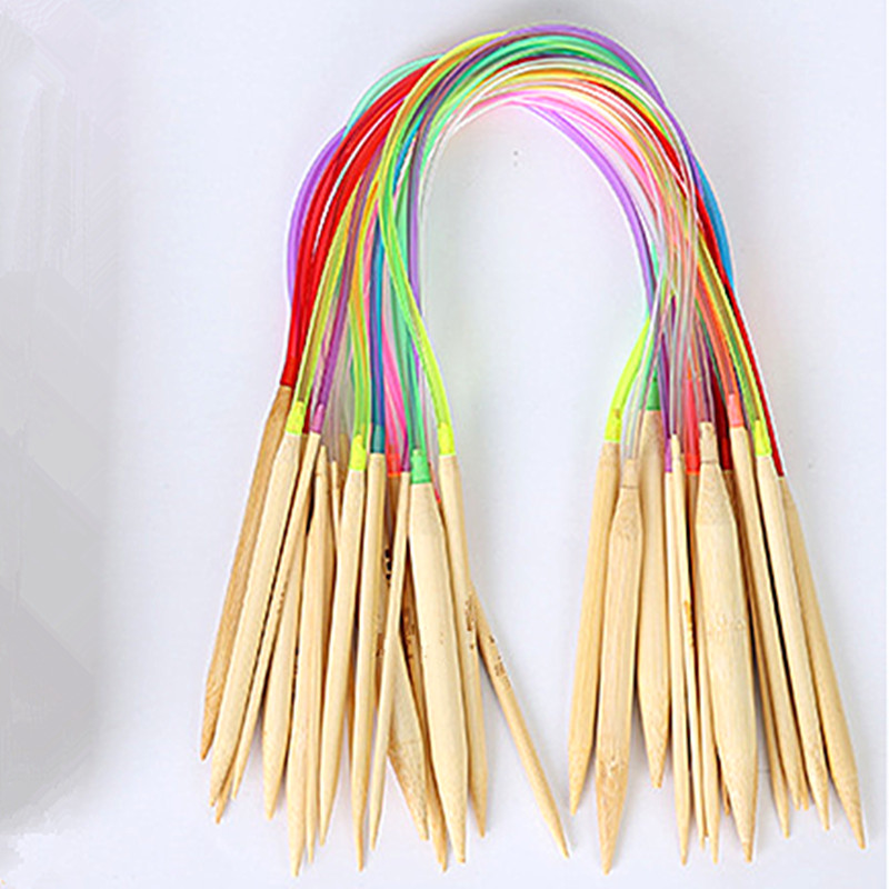 18pcs 40-120cm Knitting Needles Plane Sewing Round Decor