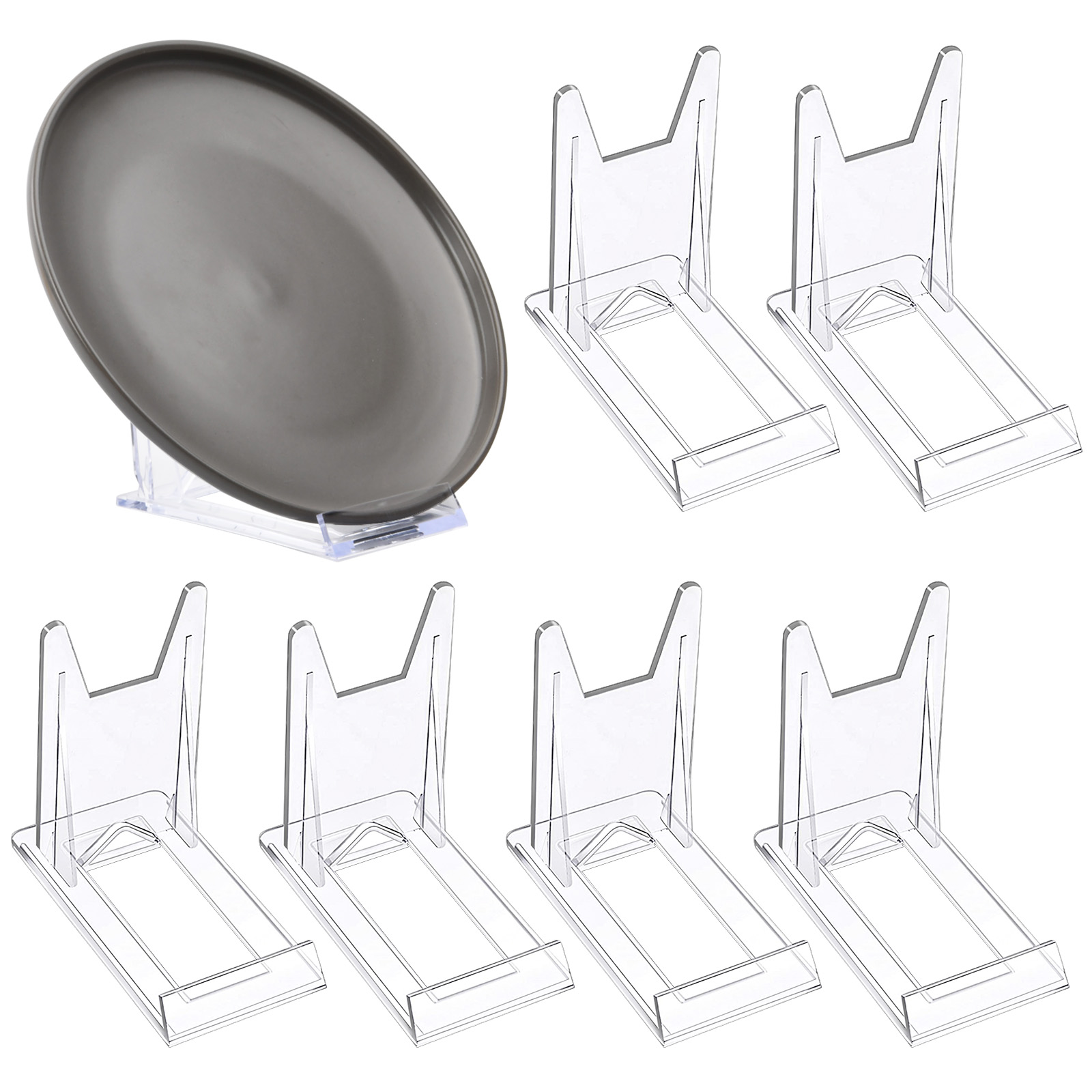 Acrylic Plate Display Stand clear Plate Display Easel Clear - Temu