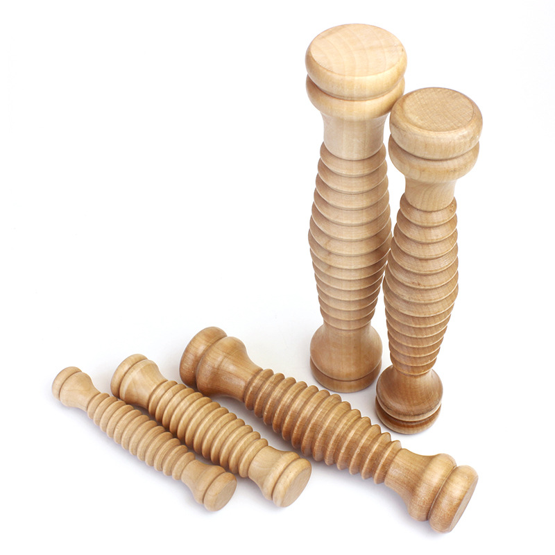 Wooden Foot Roller Massager - Wood Care Massage Tool for