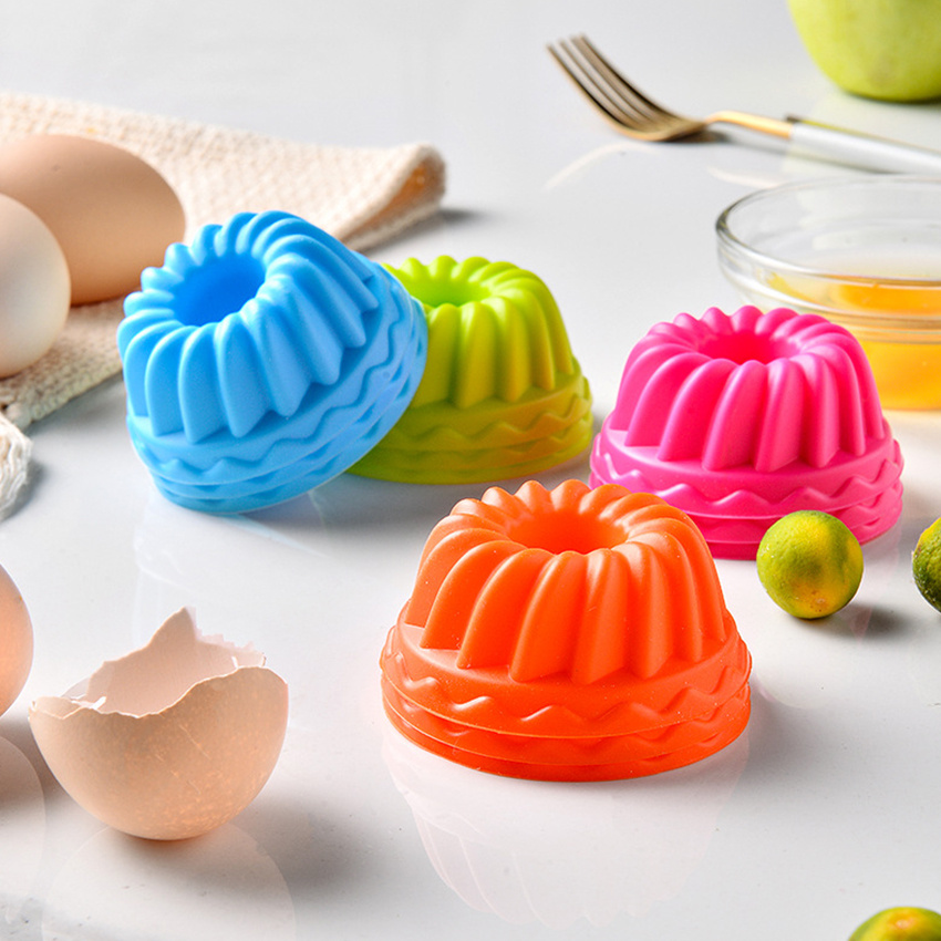 Silicone Bundt Cake Mold Non stick Mini Fluted Cake Cups - Temu