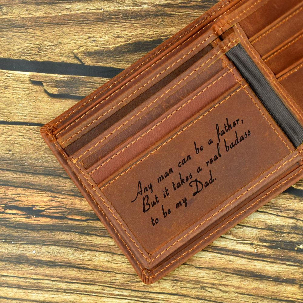 Personalized Wallet Gift Idea Customizable Wallet Man Custom 