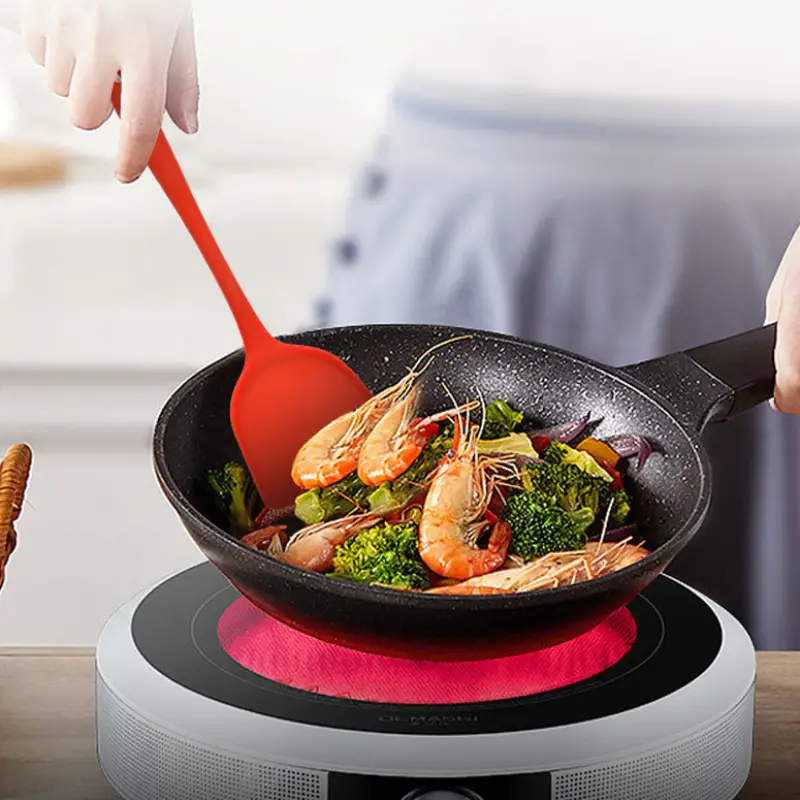 Silicone Kitchen Utensils Heat Resistant Cooking Spatula Non - Temu