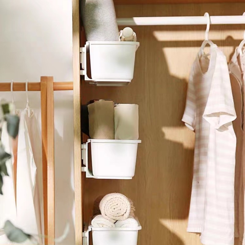 Pull Out Cabinet Storage Box Bathroom Kitchen Wall Mounted Storage Box