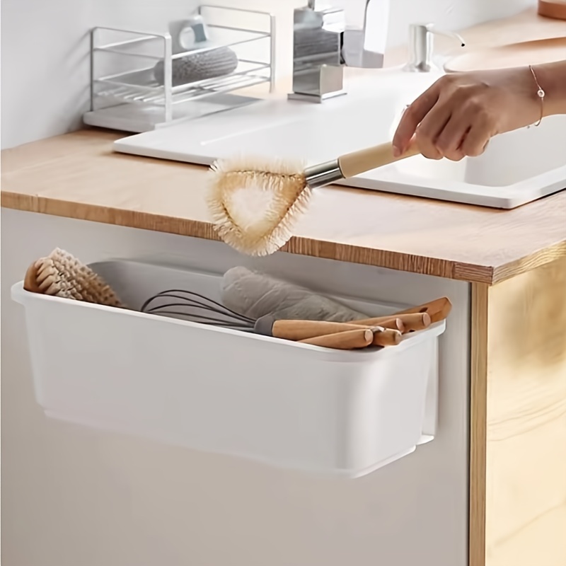 Pull Out Cabinet Storage Box Bathroom Kitchen Wall Mounted Storage Box